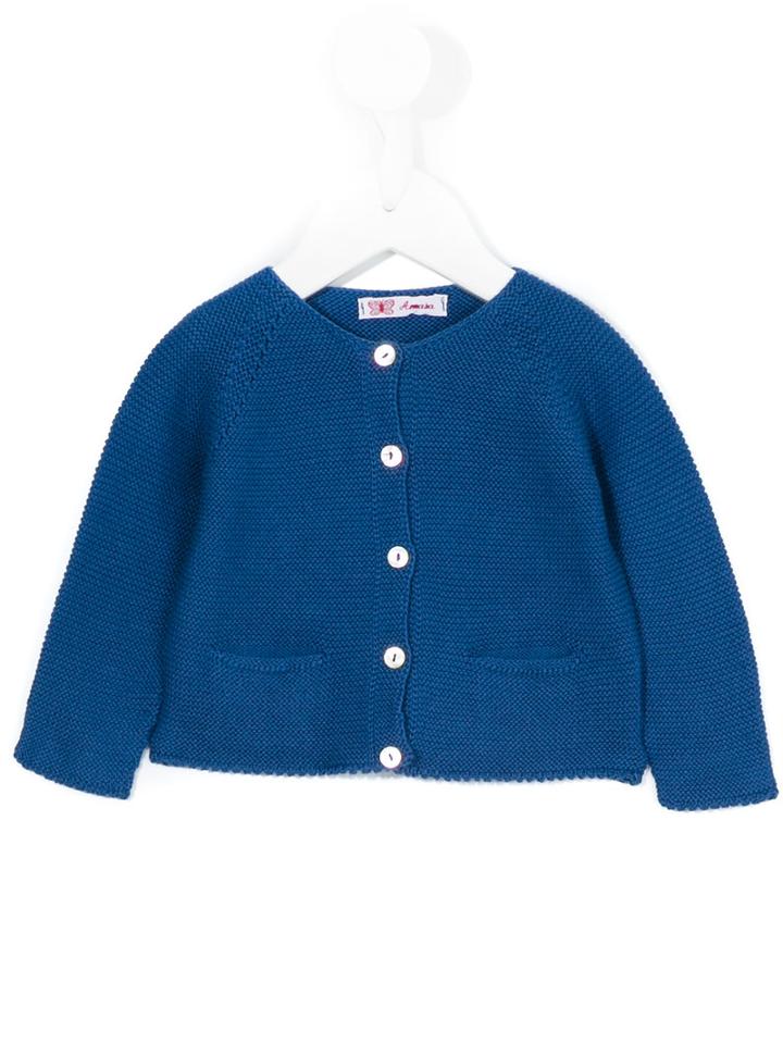 Amaia - Alpinia Cardigan - Kids - Cotton - 12 Mth, Blue