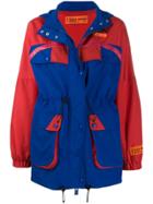 Heron Preston Two-tone Parka Jacket - Blue