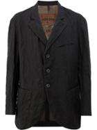 Ziggy Chen Side Pleats Loose-fit Blazer - Black