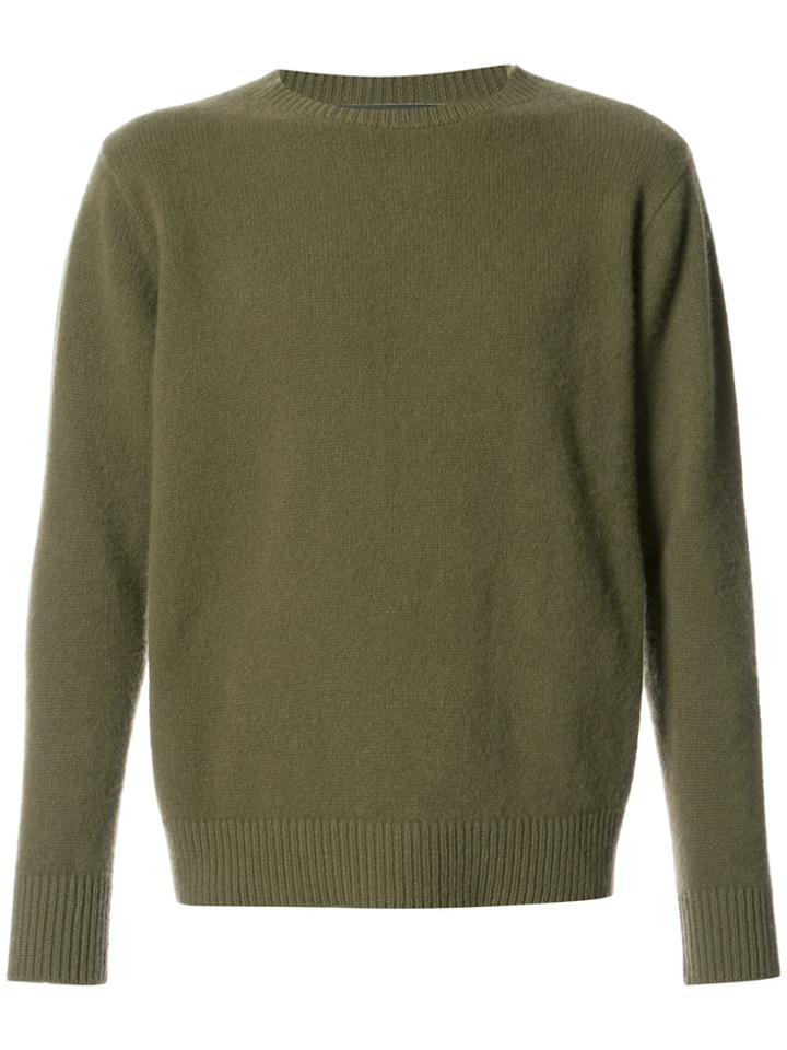 The Elder Statesman Classic Jumper - Green
