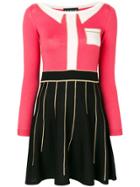 Boutique Moschino Contrast Fitted Dress - Multicolour