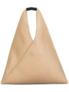 Mm6 Maison Margiela Large Tote, Women's, Nude/neutrals, Leather/polyester