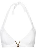 La Perla Aquamarine Padded Triangle Bikini Top - White
