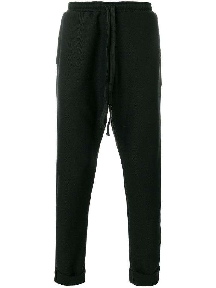 Alchemy Drop Crotch Track Pants - Black