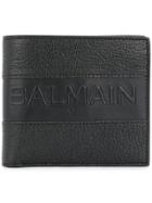 Balmain Embossed Logo Wallet - Black