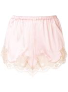 Dolce & Gabbana Underwear Lace-trim Brief Shorts - F1232 Very Light
