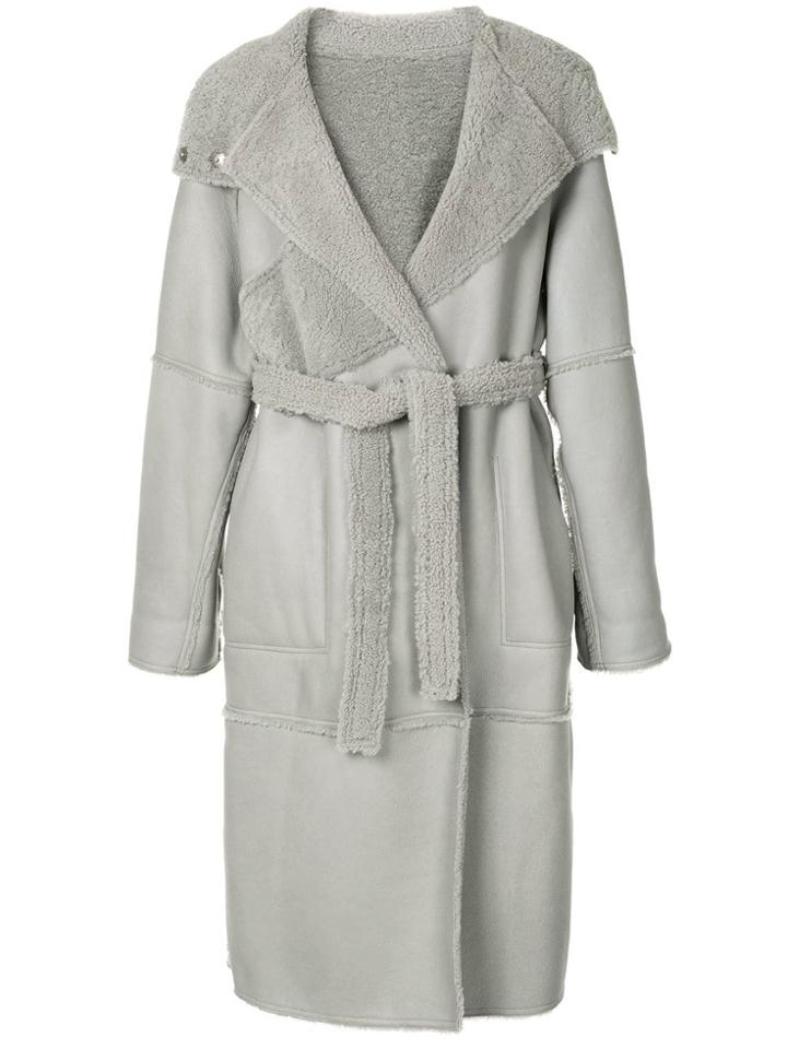 Nehera Tie Waist Coat - Grey