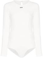 Off-white Logo-embroidered Bodysuit