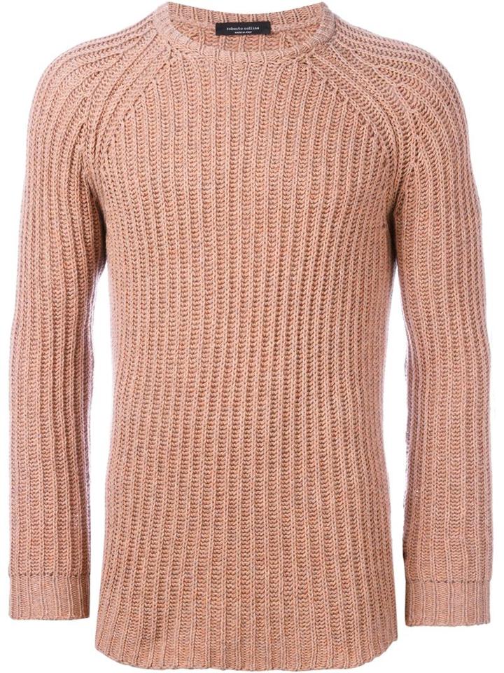 Roberto Collina Cable Knit Fitted Jumper