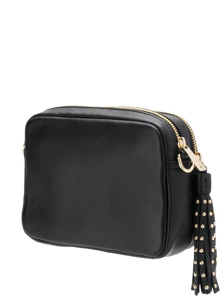 Lancaster Tassel Detail Shoulder Bag - Black