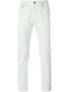 Ami Alexandre Mattiussi Ami Fit Five Pocket Jeans, Men's, Size: 32, White, Cotton