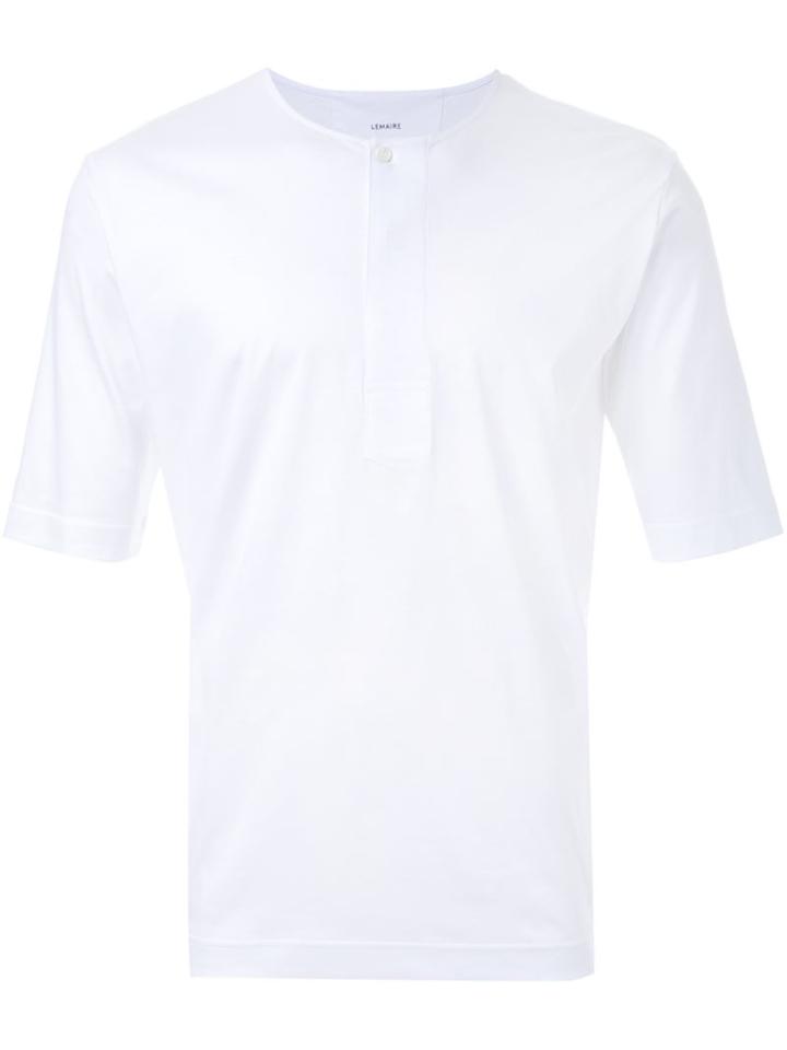 Lemaire Plain Henley T-shirt