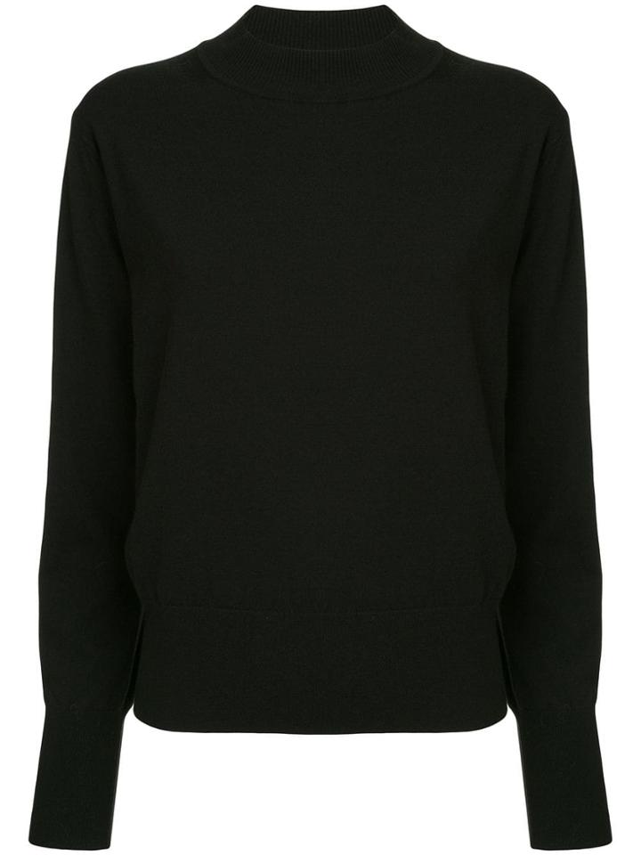 Le Ciel Bleu Crew Neck Jersey - Black
