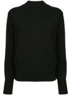 Le Ciel Bleu Crew Neck Jersey - Black