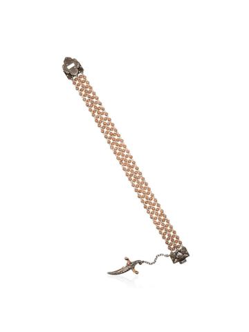 Sevan Bicakci Sword Charm Beaded Bracelet - Orange