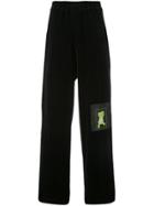 Barbara Bologna Logo-patch Wide Trousers - Black