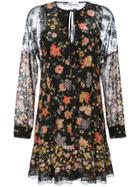 Red Valentino Floral Embroidered Dress - Multicolour