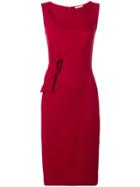 P.a.r.o.s.h. Sleeveless Knot Dress - Red