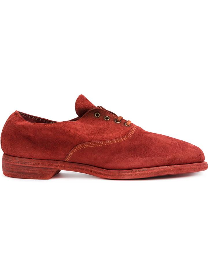 Guidi Oxford Shoes - Red