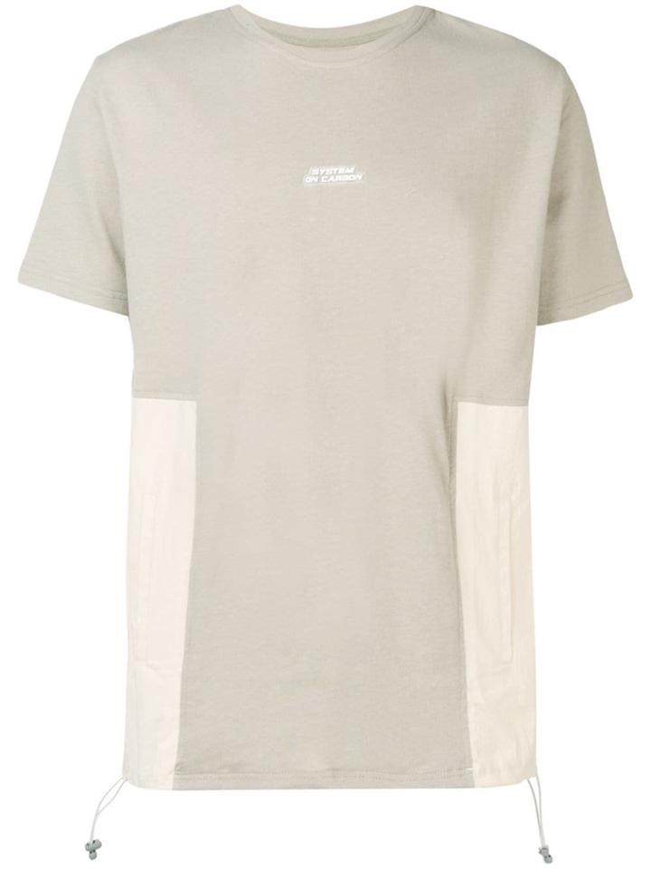 C2h4 Drawstring Detail T-shirt - Neutrals