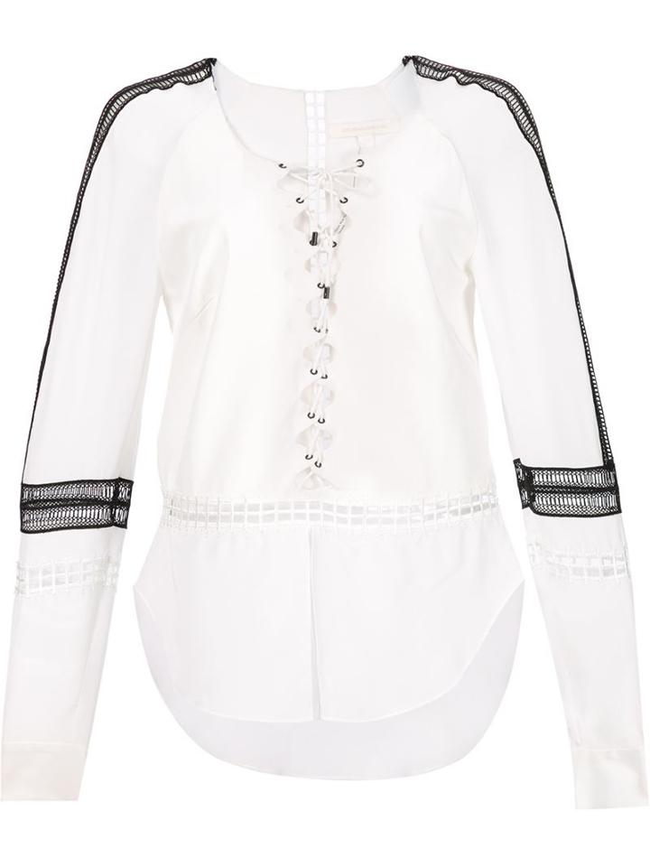 Jonathan Simkhai Lace-up Blouse