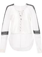 Jonathan Simkhai Lace-up Blouse