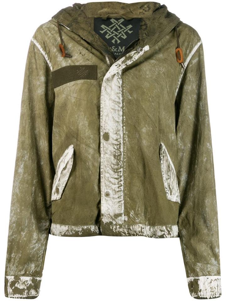 Mr & Mrs Italy Coated Hooded Jacket - Green