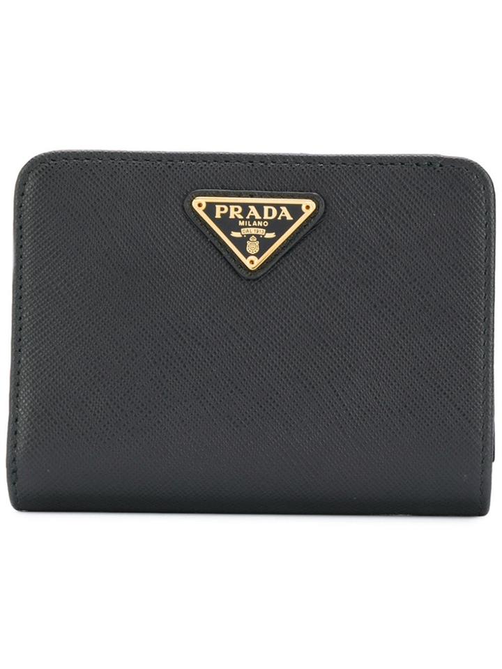 Prada Saffiano Billfold Leather - Black