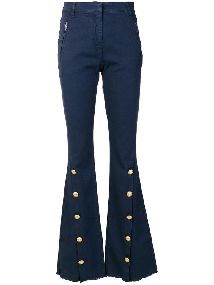 Pinko Alisso Flared Trousers - Blue
