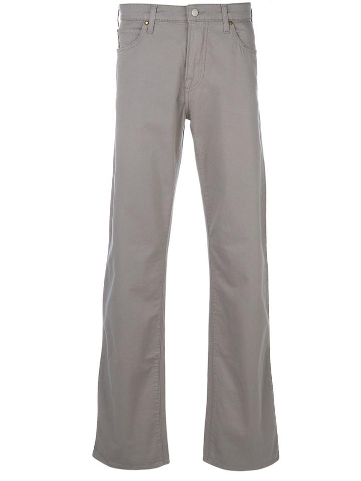 Armani Jeans Loose-fit Bootcut Jeans - Grey