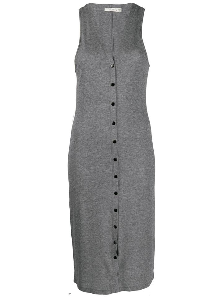 Rag & Bone Sleeveless Midi Dress - Grey