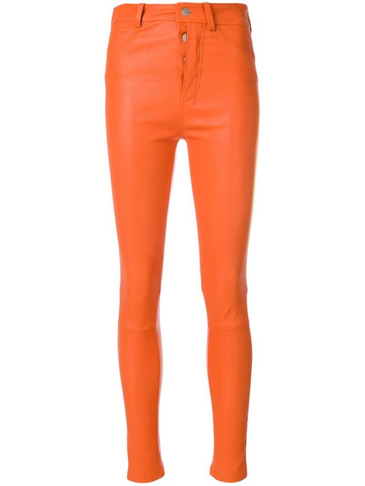Manokhi Skinny Trousers - Orange