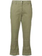 Luisa Cerano Cropped Trousers - Green