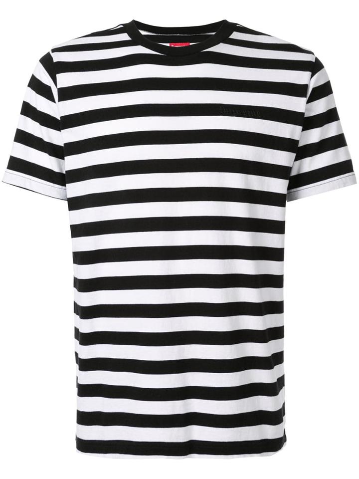 Supreme Bar Stripe T-shirtc - White