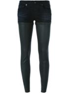R13 Short And Legging Combo, Women's, Size: 26, Black, Cotton/spandex/elastane/nylon/goat Skin