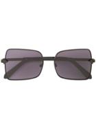 Karen Walker Wisdom Square-frame Sunglasses - Black