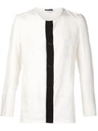 Ann Demeulemeester Contrasting Edge Buttoned Jacket