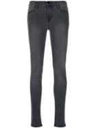 J Brand Faded Skinny Jeans - Grey