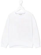 Kenzo Kids Logo Print Sweatshirt, Girl's, Size: 10 Yrs, White