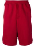 Helmut Lang Jersey Track Shorts - Red