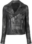 Rta Sprayed Jacket, Women's, Size: Small, Black, Cotton/polyester/spandex/elastane/leather