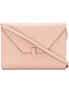 Valextra Envelope Cross Body Bag, Women's, Pink/purple