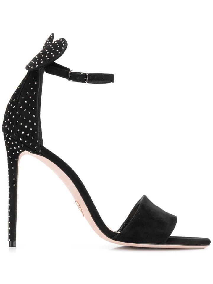 Oscar Tiye Stiletto Sandals - Black