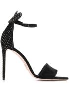 Oscar Tiye Stiletto Sandals - Black
