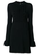 Ermanno Scervino Ruffle Trim Dress - Black
