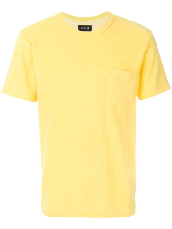 Howlin' - Fons T-shirt - Men - Cotton/polyester - S, Yellow/orange, Cotton/polyester