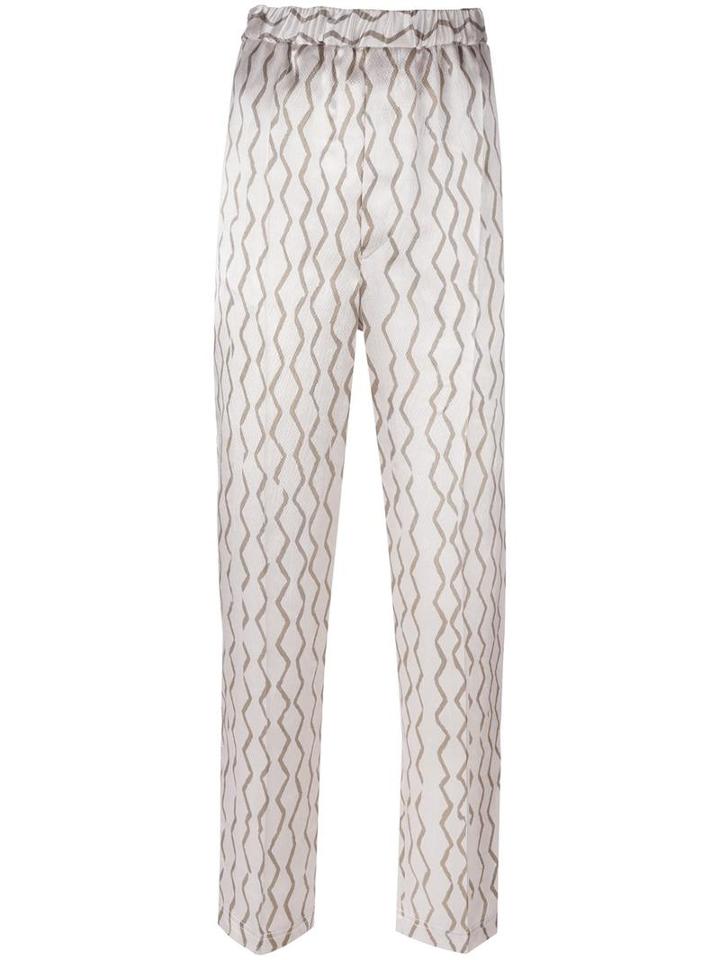 Isabel Marant Sonia Trousers, Women's, Size: 38, Nude/neutrals, Silk