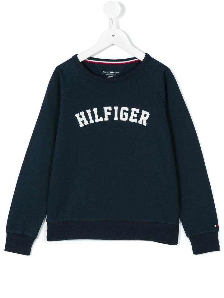 Tommy Hilfiger Junior - Printed Sweatshirt - Kids - Cotton/polyester - 5 Yrs, Blue