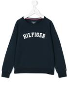 Tommy Hilfiger Junior - Printed Sweatshirt - Kids - Cotton/polyester - 5 Yrs, Blue