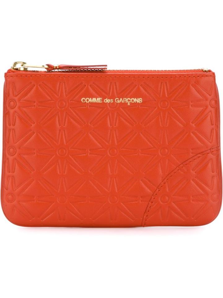 Comme Des Garçons Wallet Embossed Coin Purse